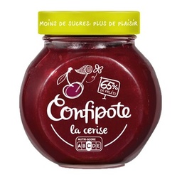 [330589] CONFIPOTE Confiture allégée en sucres Pot Cerise 350g
