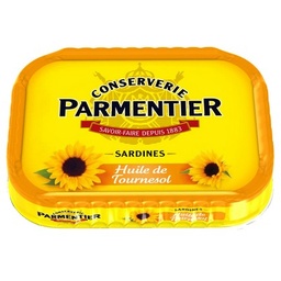 [552448] Sardines huile de tournesol PARMENTIER 135g