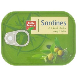 [503045] 1X6 CANNED OLIVE OIL SARDINES BELLE-FRANCE
