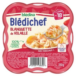 [549402] BLEDINA BLEDICHEF Blanquette de Volaille 250g Dès 18 Mois