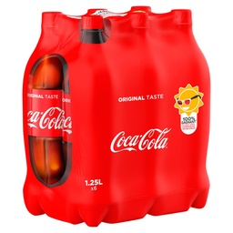 [601146] COCA-COLA PET 1.25LX6 CONTOUR