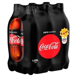 [513325] COCA-COLA SANS SUCRES PET 1.25LX6 CONTOUR