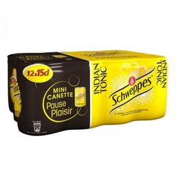 [605907] SCHWEPPES INDIAN TONIC BOITE 12X15CL