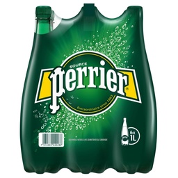 [746560] PERRIER eau minérale naturelle gazeuse 6 x 1L
