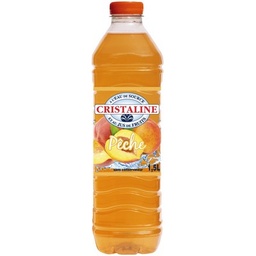 [542068] CRISTALINE Eau de Source au Jus de Fruits PECHE 1.5L