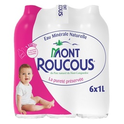 [648444] Eau Minérale Naturelle Mont Roucous bouteille 1.0 litre