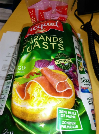 [929281] GD TOAST ROUND SEIGLE 410G