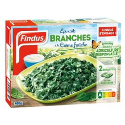 [771600] Epinards branches à la crème 480g