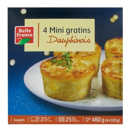 [496745] MINI DAUPHINOIS GRATIN 4X120BF