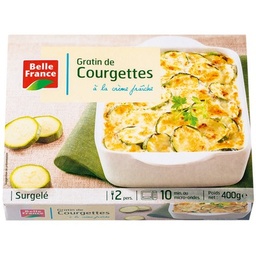 [803460] GRATIN DE COURGETTES BF BARQ MICRO OND 400 G 