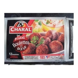 [944769] BEEF MEAT BALL. 30X12 CHARAL