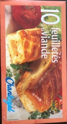 [855247] FEUILLETE VIANDE X10 650G