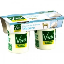[712844] PLAIN YOGHOURT EWE MILK X2 VRAI