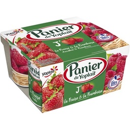[675066] BASKET STRAWBERRY 4X130G YOP