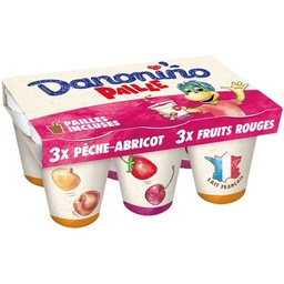 [662825] GERVAIS A BOIRE X6 RASP./BANANA/RED BERRIES