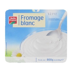 [700708] FROMAGE BLANC NATURE BF POT 8 X 100 G