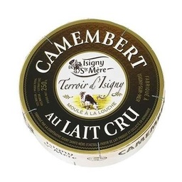 [729640] camembert Terroir d'Isigny au lait cru  250 gr  -  22% MG/PT 45 % MG/ES - lait de vache