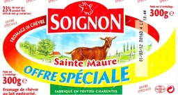 [691204] CHEVR.ST MAURE 300G.SOIGN