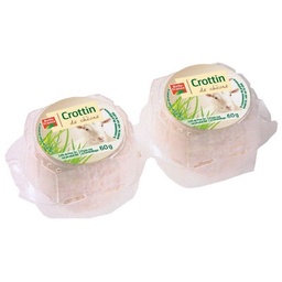 [668947] CROTTIN DE CHEVRE BF COQUE PLASTIQUE 2 X 60 G
