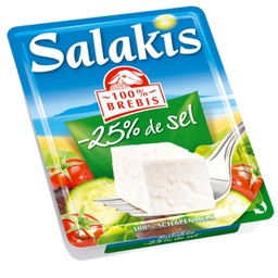 [756841] SALAKIS tranche180g -25% sel fromage lait brebis pasteurisé 23%MG s/PF