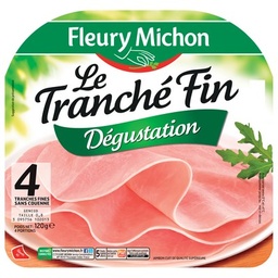 [762625] 4 tr. Jambon LE TRANCHE FIN Dégustation Conservation Sans Nitrite