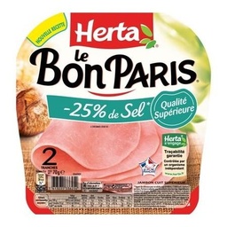 [564062] LE BON PARIS -25% de sel 2T 70g