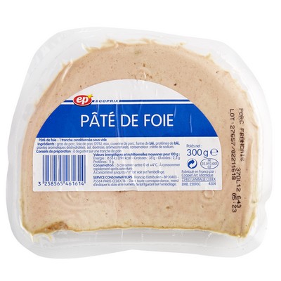 [919100] PATE DE FOIE DEMI LUNE EP FILM 300 G