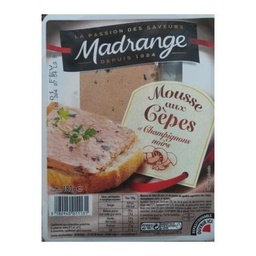 [935528] Mousse aux cèpes et champignons noirs 180G MADRANGE