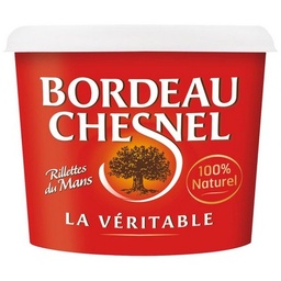 [848184] BORDEAU CHESNEL RILLETTES DU MANS DE PORC LA VÉRITABLE 220G