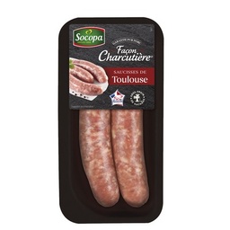 [851204] SAUCISSES DE TOULOUSE X 2 200G