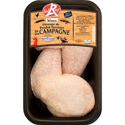 [881805] CUISSE POULET BLANC LABEL ROUGE BQ S/A500G MA CAMPAGNE MC