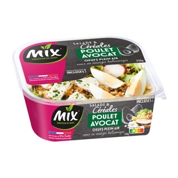 [545343] Salade Bol POULET AVOCAT MIX 250 GR