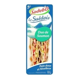 [934968] SODEBO SANDWICH SUEDOIS 135G SAUMON