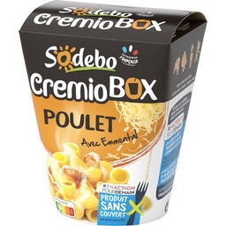 [546721] SODEBO CREMIOBOX 280G PIPE RIGATE POULET A LA CREME