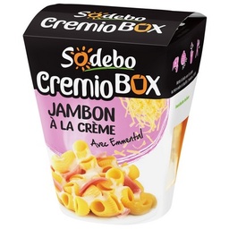 [685545] SODEBO CREMIOBOX 280G PIPE RIGATE JAMBON EMMENTAL