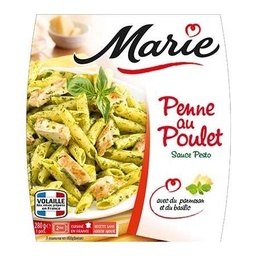 [947887] Penne au Poulet et au Pesto, parmesan et basilic 280g MARIE