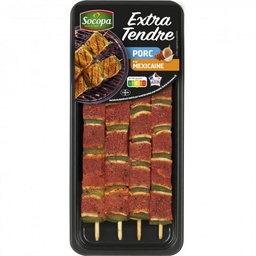 [855783] PORK SKEWERS MEX.X4 340G SO	