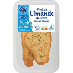 [519207] FILET DE LIMANDE MSC MEUNIERE x2, 200G