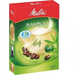 [747147] MELITTA FILTRES A CAFE BAMBOU 1X4/80