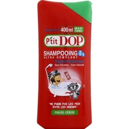 [821421] PTIT DOP SHAMPOING FRAISE CERISE 400ML RESTICK