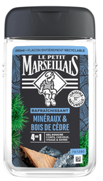 [815761] LE PETIT MARSEILLAIS DOUCHE HOMME MINERAUX & BOIS DE CEDRE 250 ML