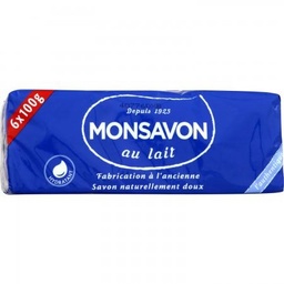 [812545] Monsavon Savon Lavant Antibactérien L'Authentique 6x100g