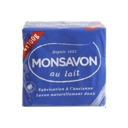 [812586] Monsavon Savon Lavant Antibactérien L'Authentique 4x200g