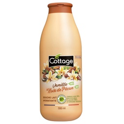 [493148] DOUCHE LAIT 97% D'INGREDIENTS NATURELS VANILLE ET NOIX DE PECAN 550ML