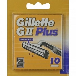 [832188] Gillette
  Rasoir Jetable Blue II Plus Slalom - Pack de 10 Rasoirs