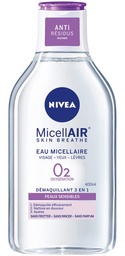 [808345] Eau Micellaire Démaquillante Peaux sensibles Apaisante NIVEA le flacon de 400ml