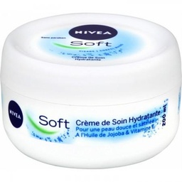 [807065] Crème Hydratante Fraîcheur Visage Corps Mains Soft NIVEA le pot de 200ml