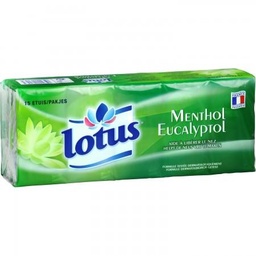 [857425] Etuis Mouchoirs Lotus Menthol x15 