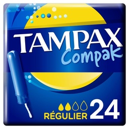 [826404] Tampax Compak Regular Tampons Avec Applicateur X24