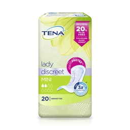 [847145] Serviettes TENA Discreet Ultra Mini x20